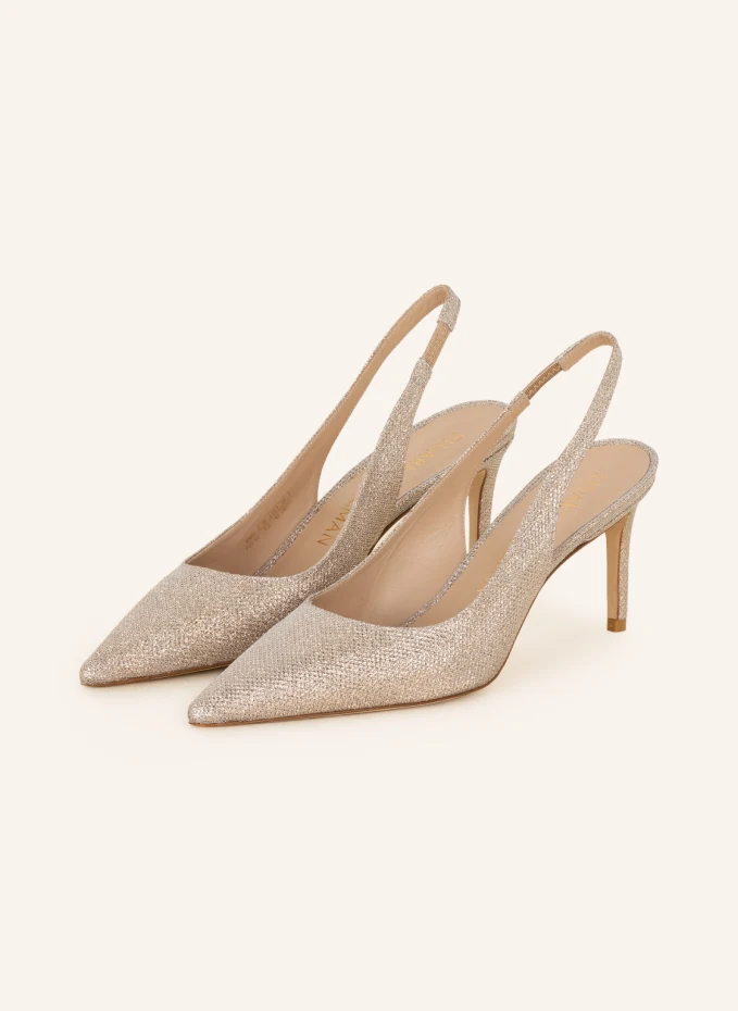 

Туфли с ремешком на пятке stuart Stuart Weitzman, серебряный
