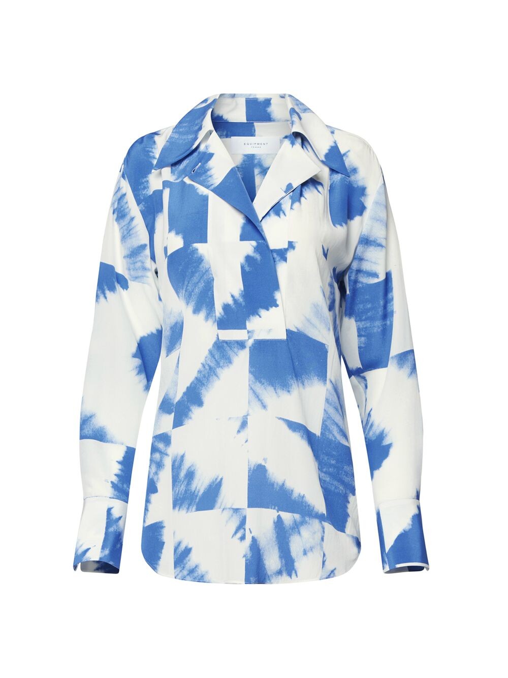 

Рубашка Martine в клетку Tie-Dye Equipment, кобальтовый