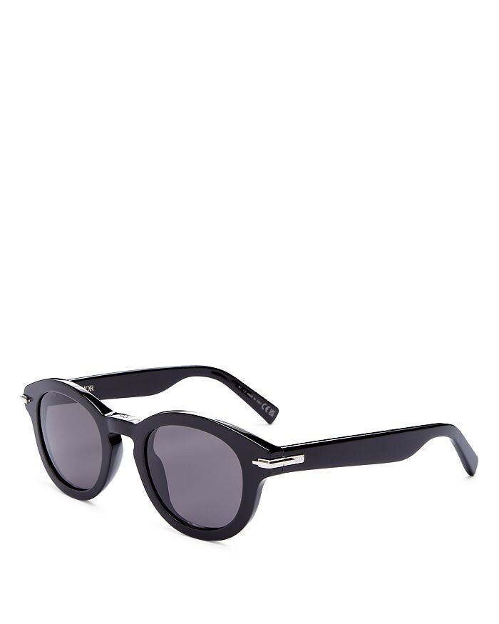 

Круглые солнцезащитные очки DiorBlackSuit R5I, 48 мм DIOR
