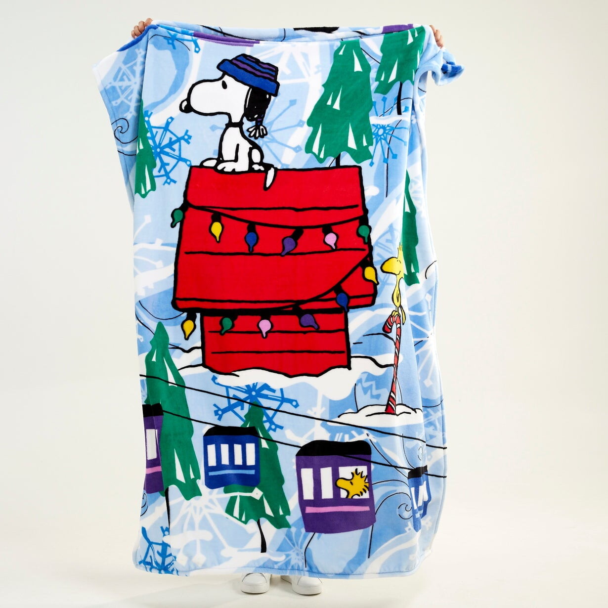 

Одеяло плюшевое Vera Bradley Peanuts Ski Slope Snoopy