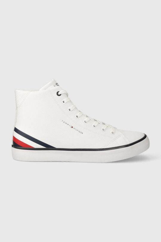 Кроссовки TH HI VULC CORE LTH Tommy Hilfiger, белый кроссовки th hi vulc stripes mesh tommy hilfiger белый