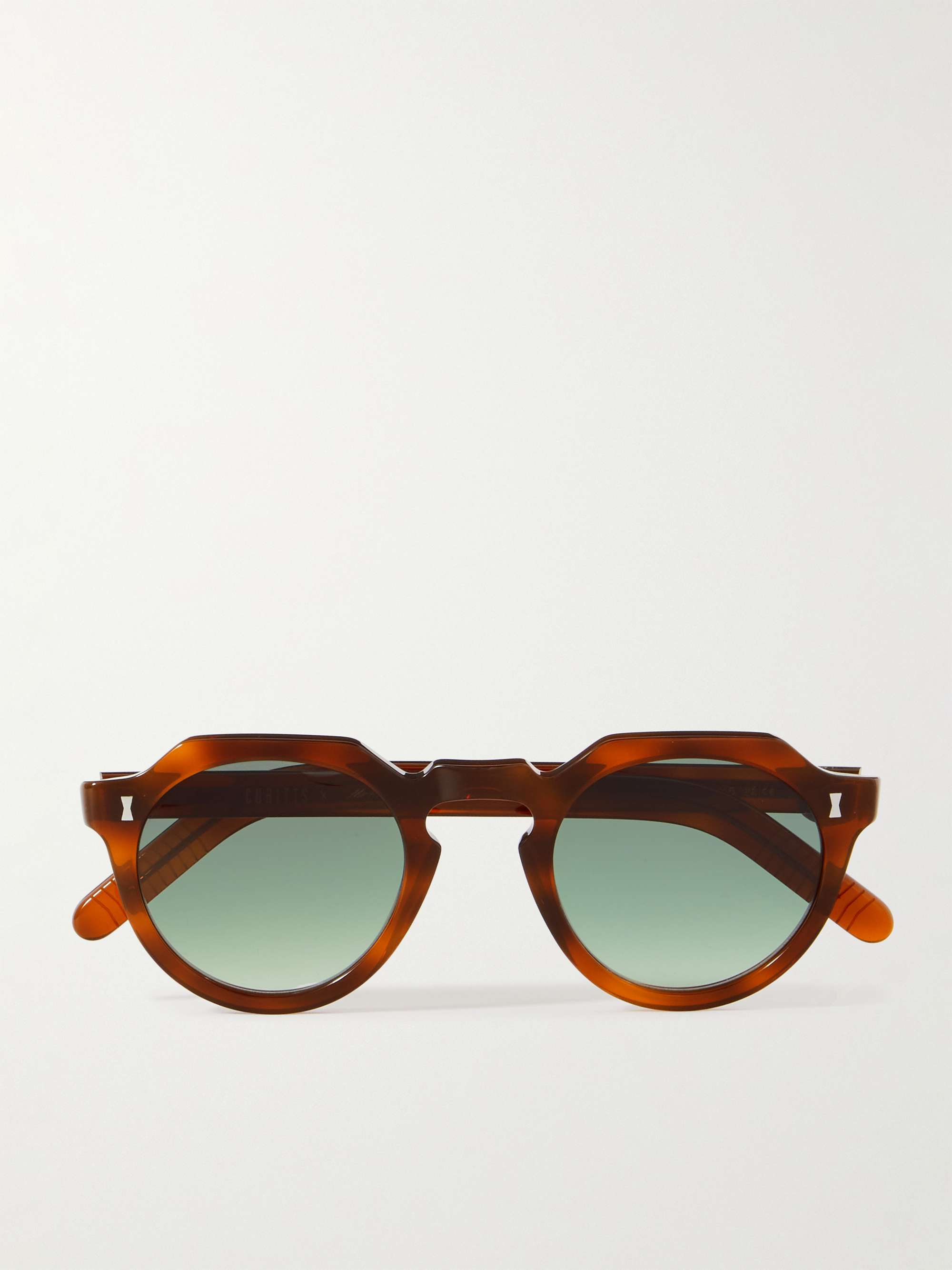 Солнцезащитные очки Cubitts Cromer в круглой оправе из ацетата Mr P., коричневый