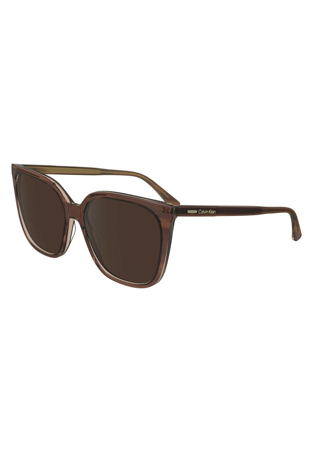 

Солнцезащитные очки Calvin Klein, цвет striped brown rose
