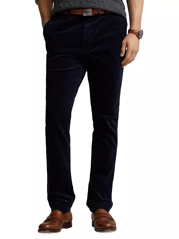 

Вельветовые брюки Polo Ralph Lauren, цвет aviator navy