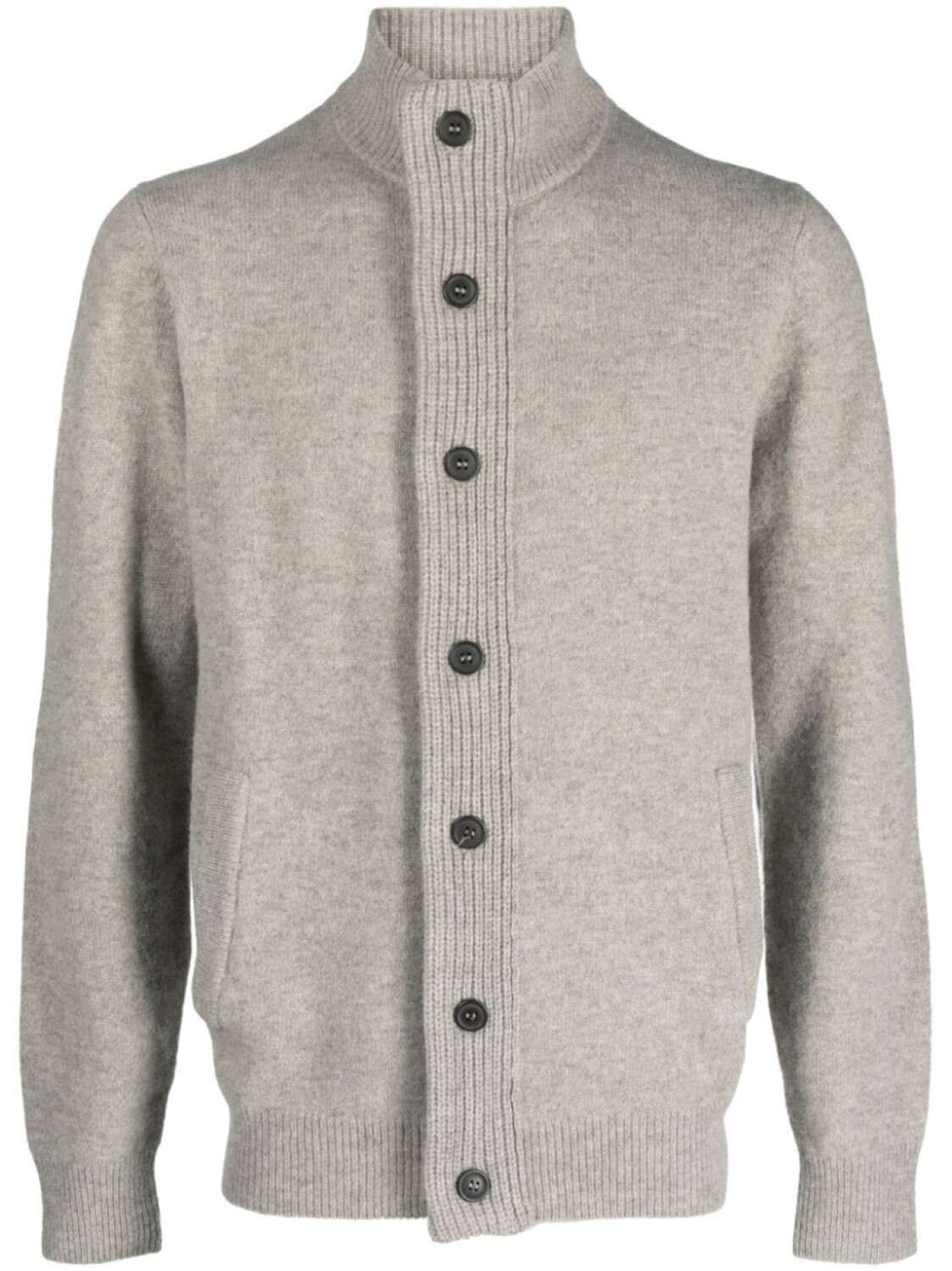 

Barbour шерстяной кардиган с высоким воротником, нейтральный цвет