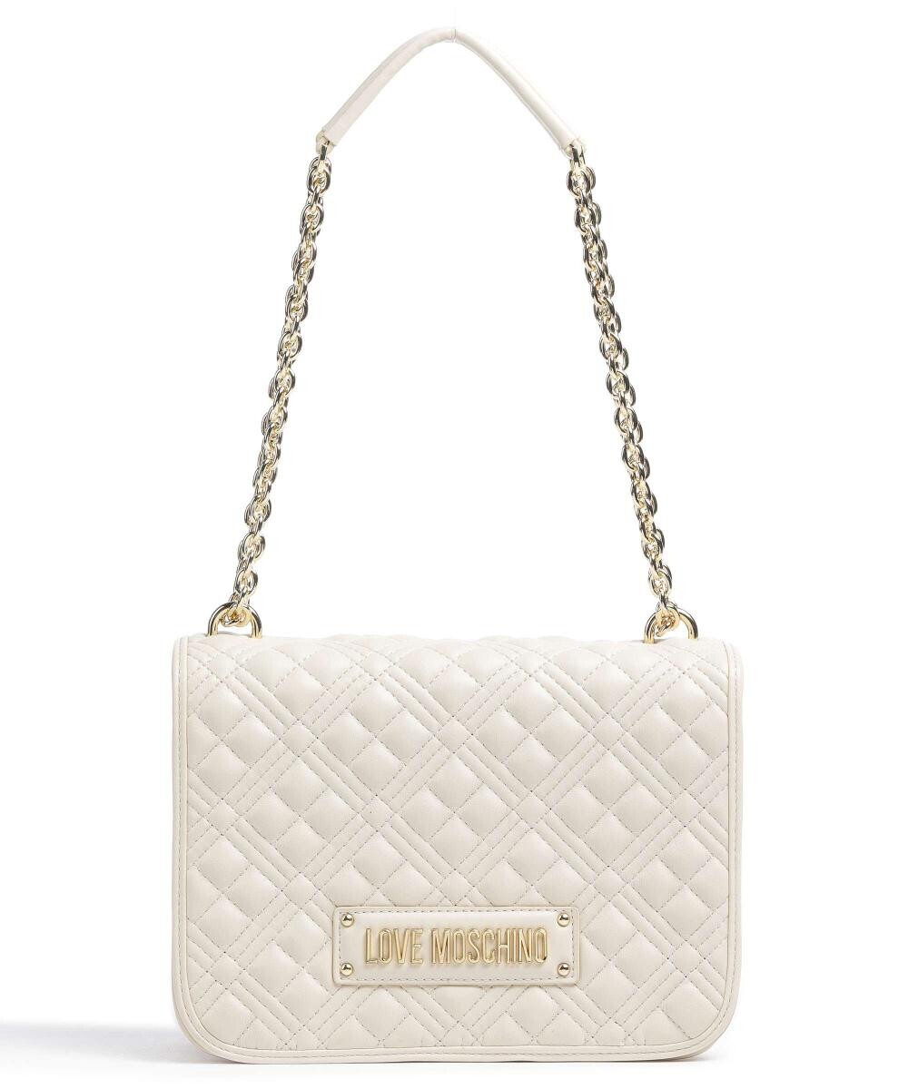 

Стеганая сумка через плечо из искусственной кожи Love Moschino, белый
