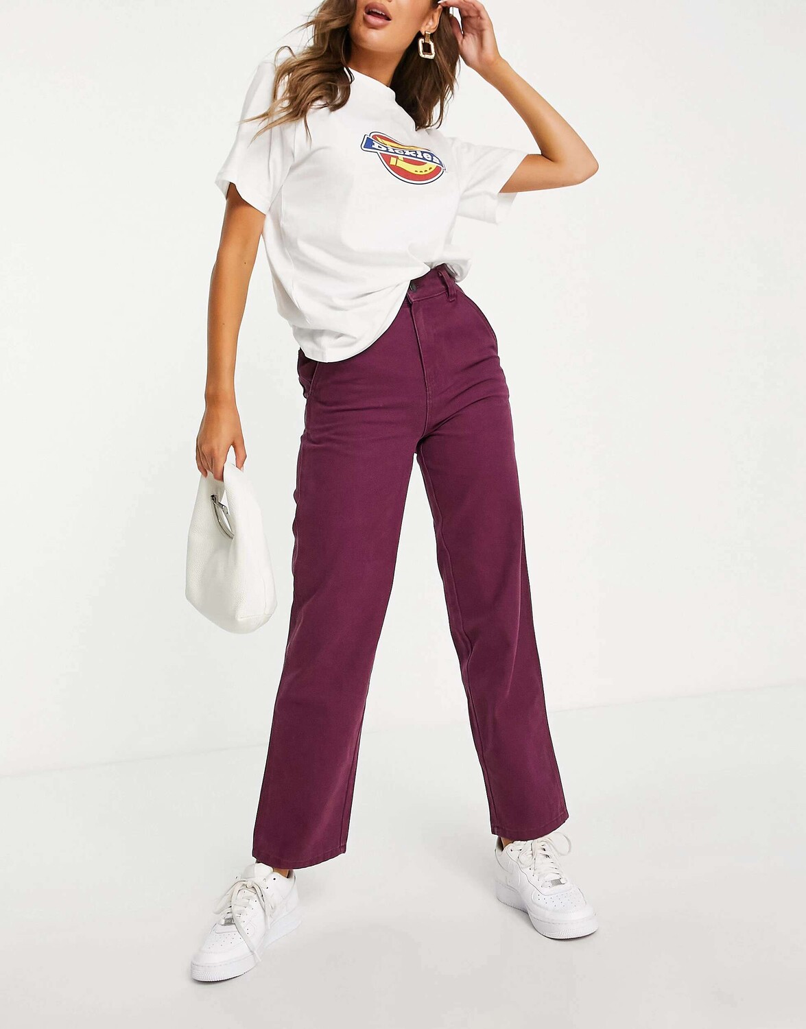 

Бордовые брюки Dickies Duck Canvas, Красный