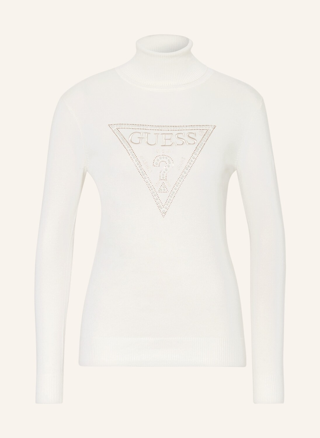 

Свитер GUESS GISELLE mit Schmucksteinen, экру