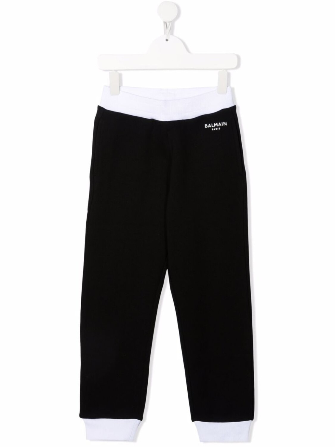 

Balmain Kids спортивные брюки с контрастной отделкой, черный