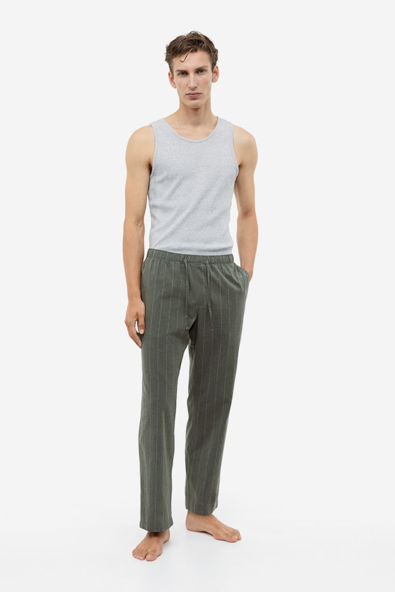 Пижамные штаны свободного кроя H&M пижамные брюки свободного кроя h