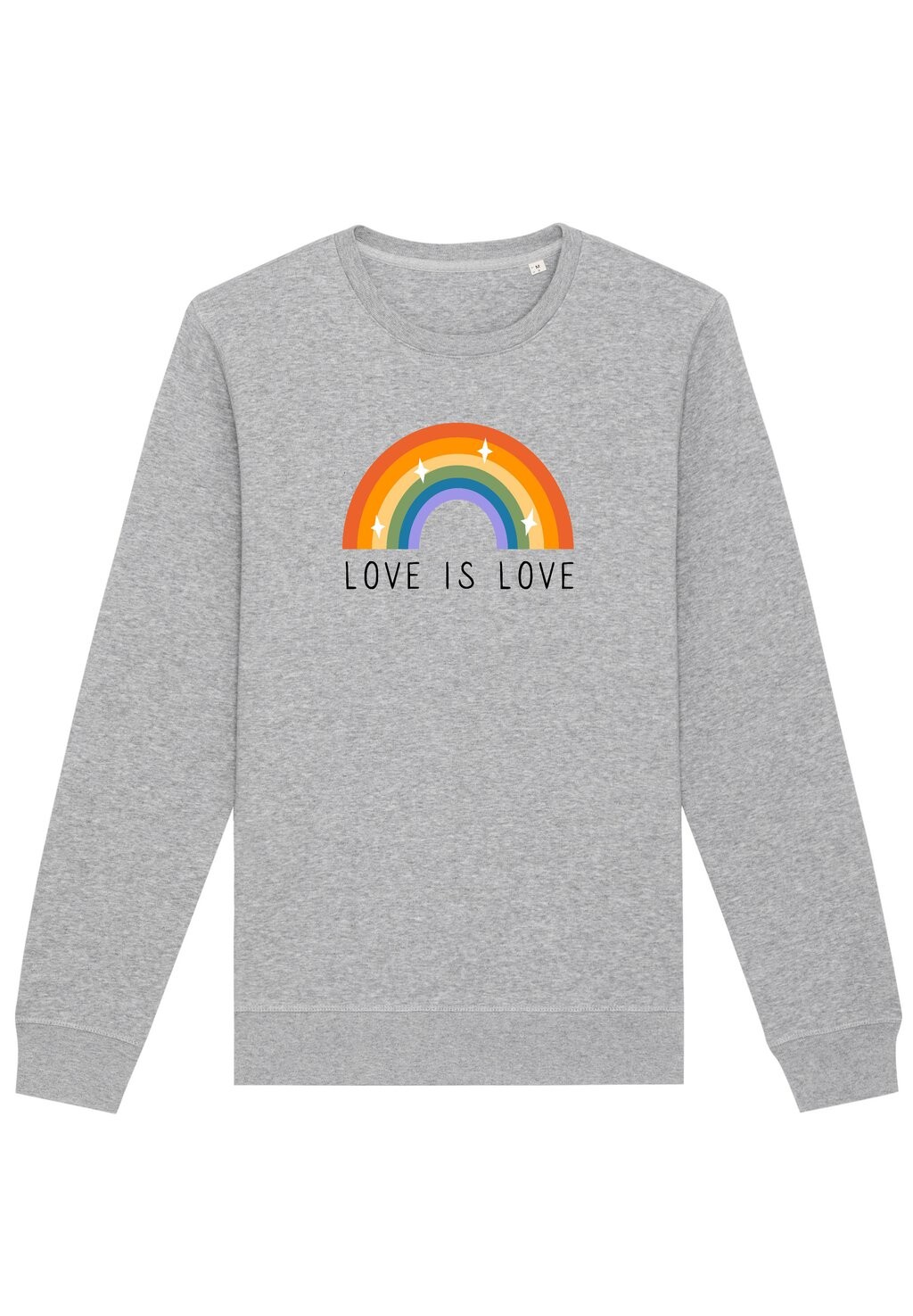 цена Толстовка LOVE IS LOVE Watapparel, цвет heather grey