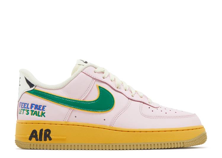 

Кроссовки Nike AIR FORCE 1 LOW 'FEEL FREE, LET'S TALK', розовый