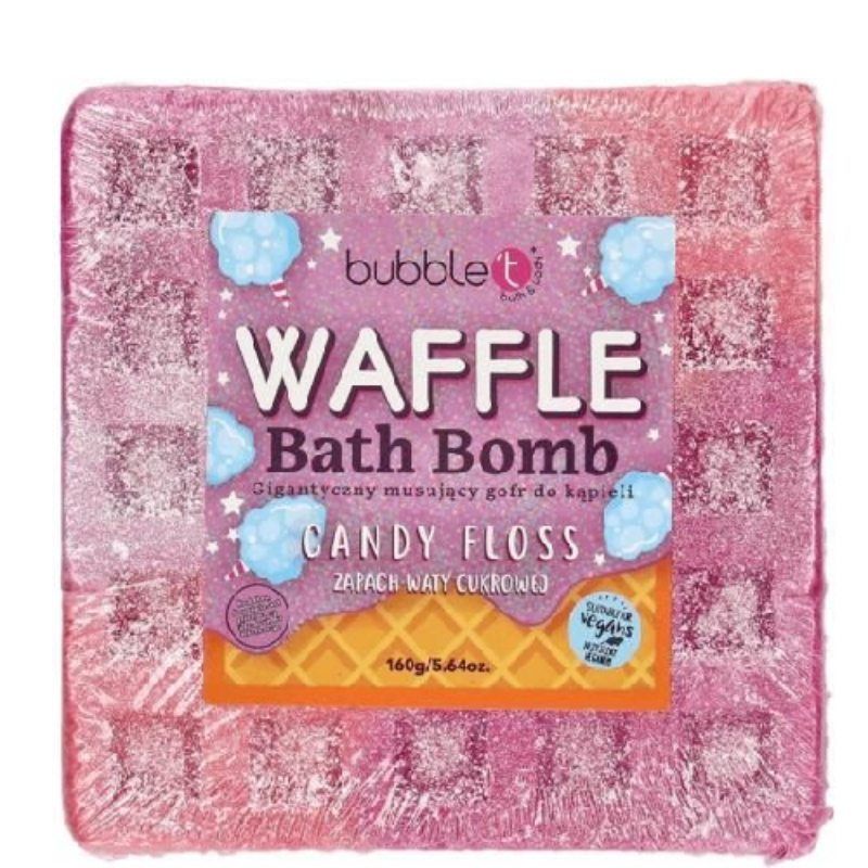 Бомбочка для ванны Bubble T Rainbow Giga Waffle, 160 гр