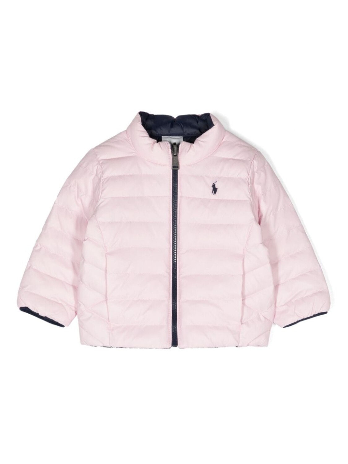 

Ralph Lauren двусторонний пуховик Polo Pony, розовый