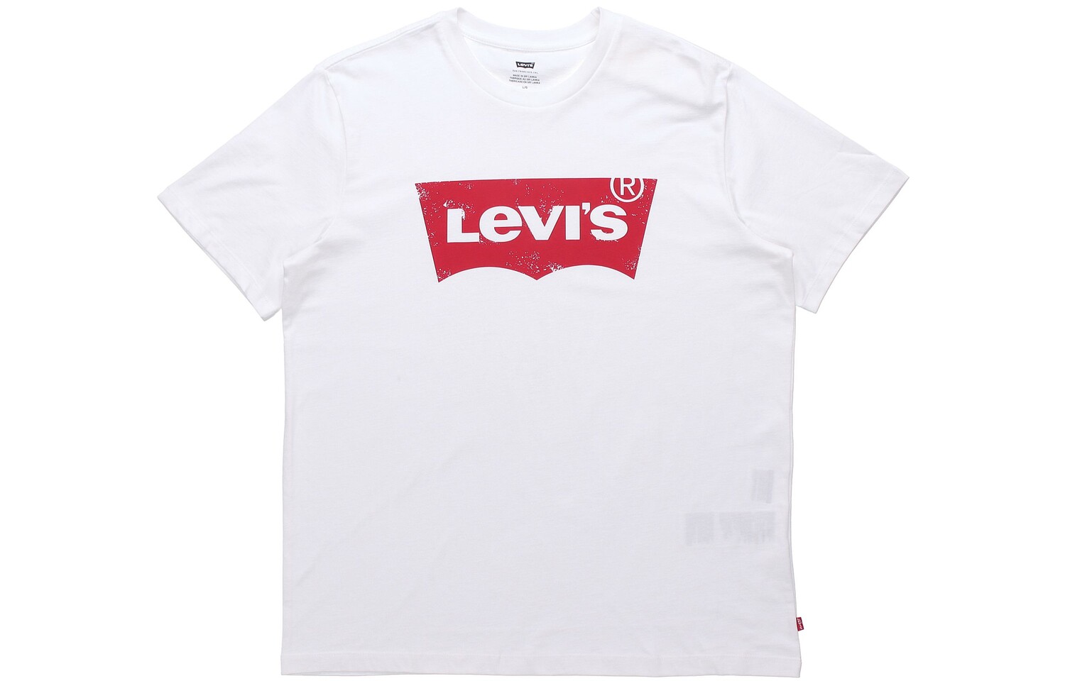 

Мужская футболка Levis Classical с принтом логотипа, белая