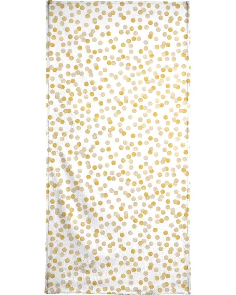 

Полотенце для ванной Juniqe Gold Confetti, желтый