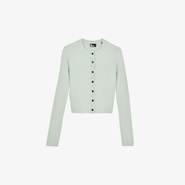 

Кардиган рельефной вязки на пуговицах The Kooples, цвет ocean