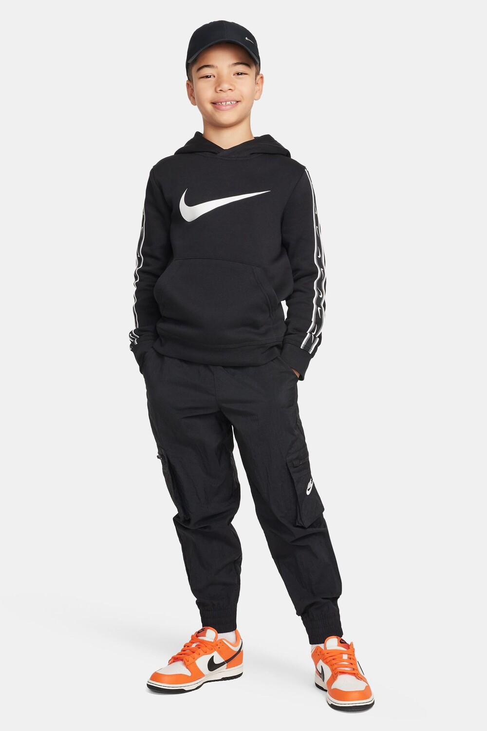 

Спортивная одежда Пуловер из флиса с капюшоном Nike, черный