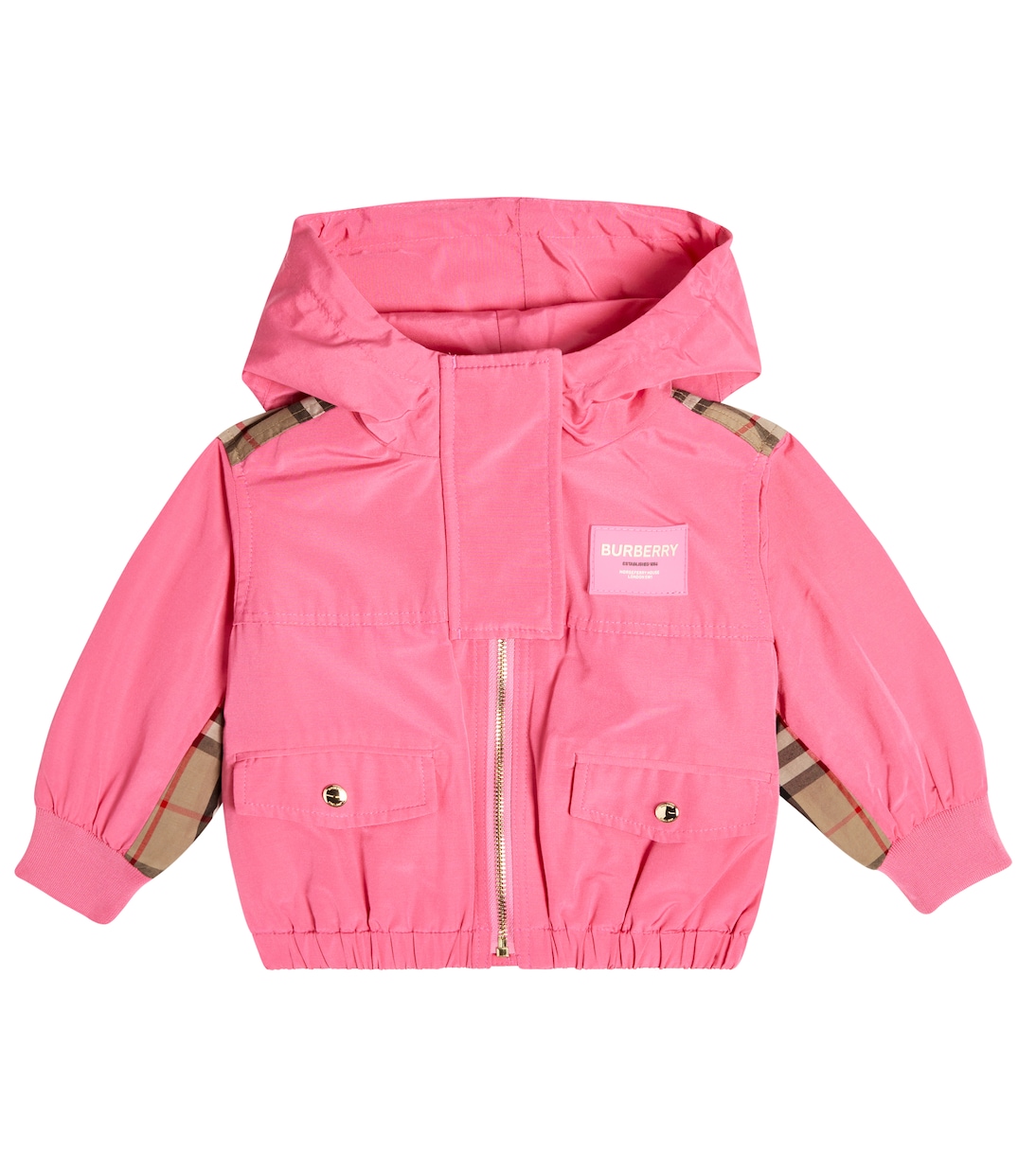 Детская куртка-марина Burberry Kids, розовый