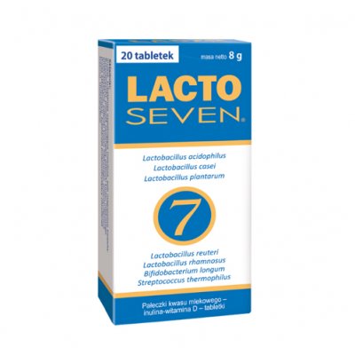 Lactoseven, Биологически активная добавка, 20 таблеток.