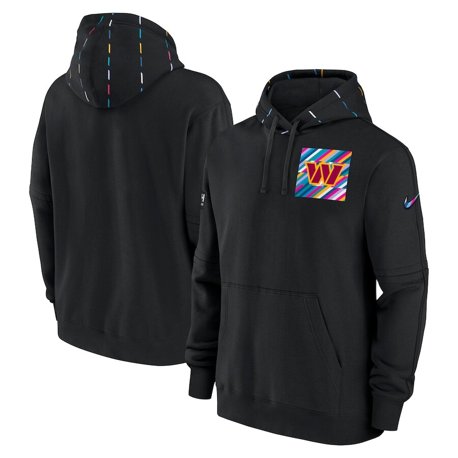 

Пуловер с капюшоном Nike Washington Commanders, черный