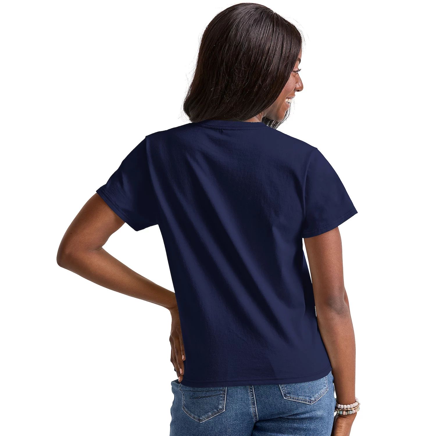 цена Женская футболка классического кроя Hanes Essentials Hanes