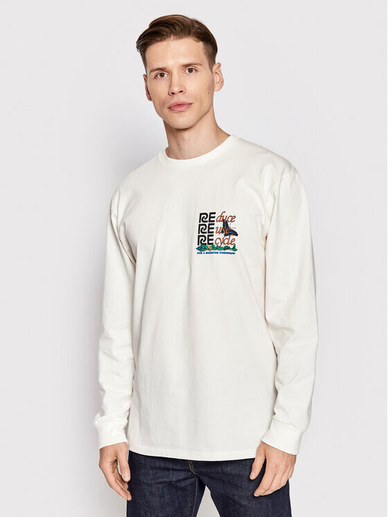 

Классический крой с длинными рукавами Vans, белый