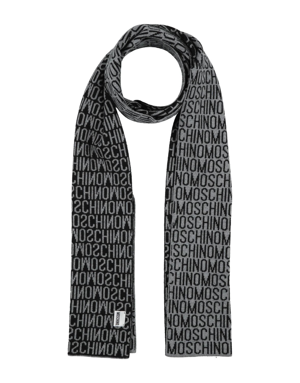 

Шарф Moschino, серый