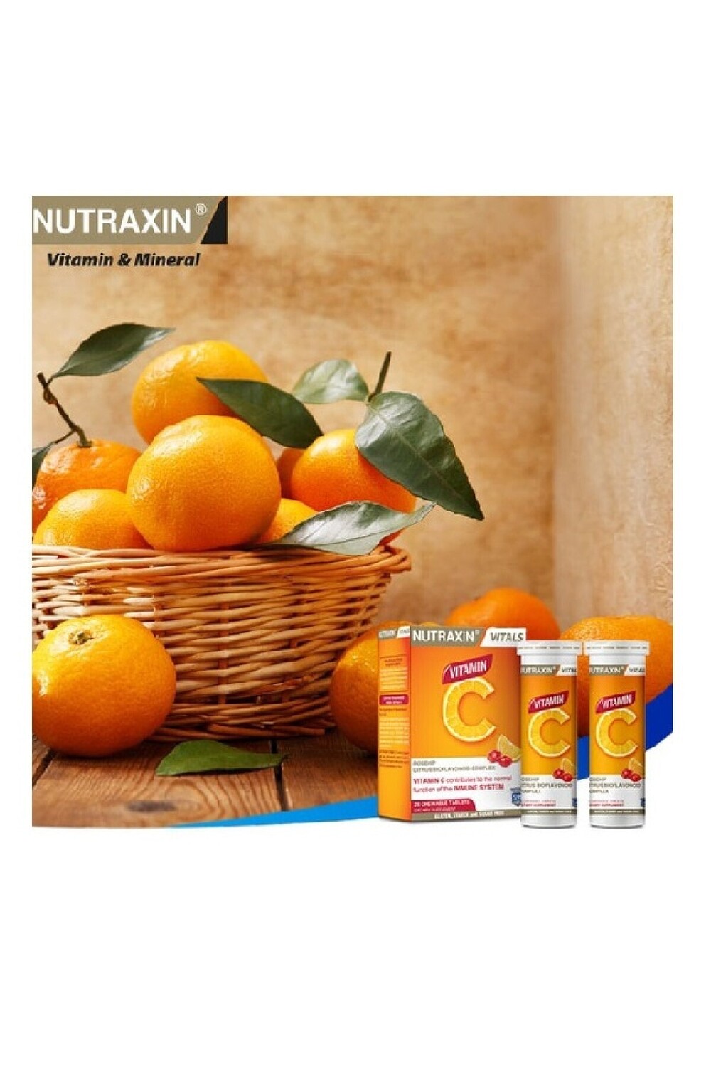 

Nutraxin Жевательная таблетка с витамином С