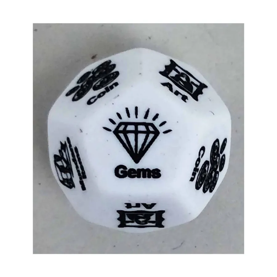 

d12 Кубик сокровищ, Dice - Custom Specialty Dice