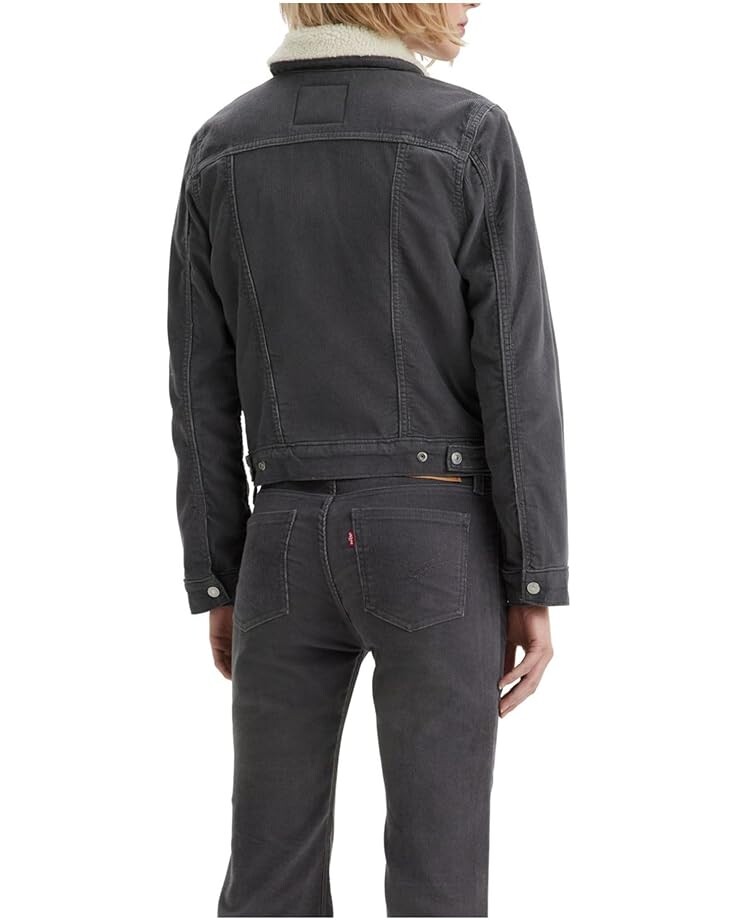 

Куртка Levi's Womens Original Sherpa Trucker Jacket, цвет Blackened Pearl
