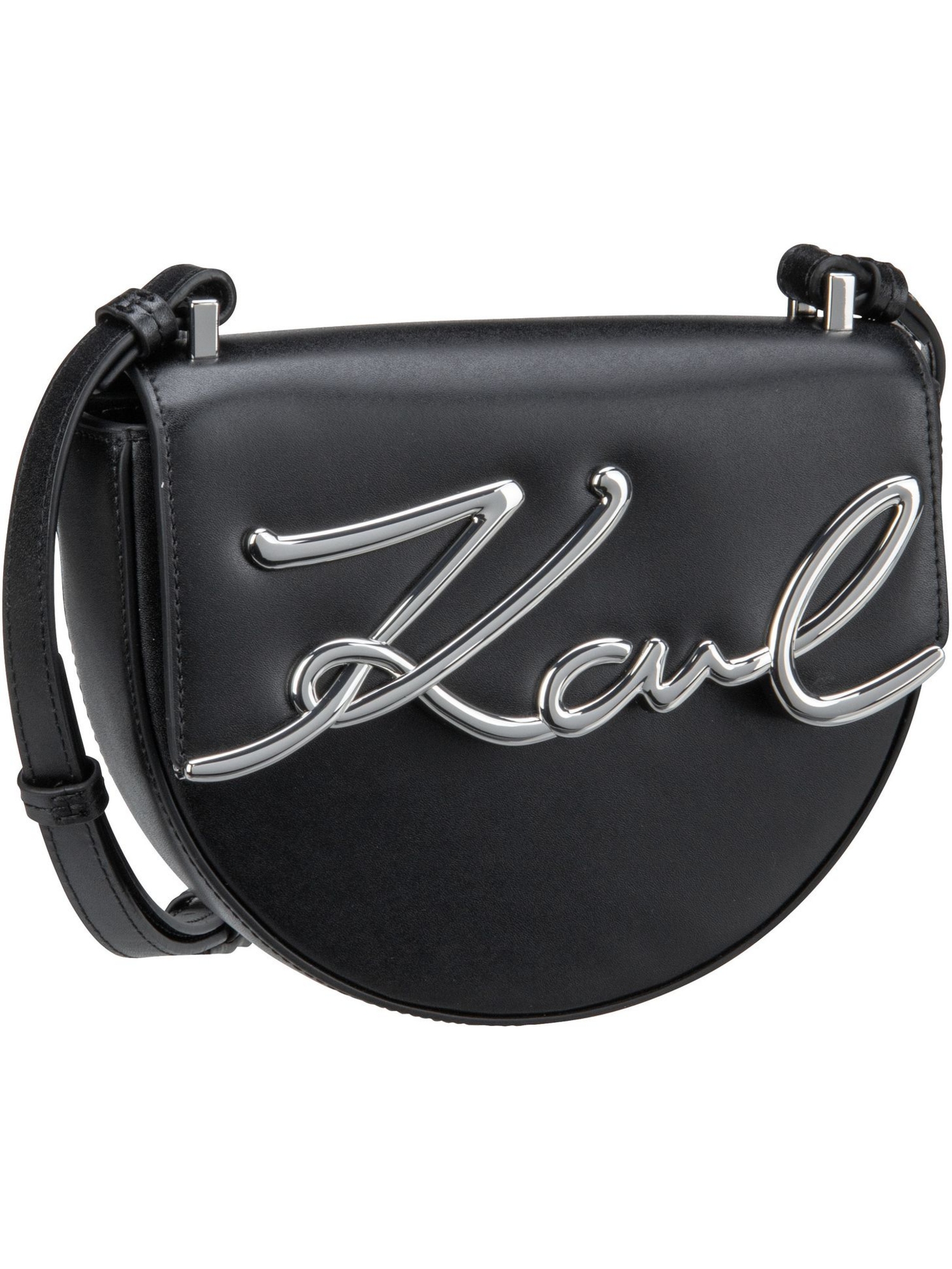 Сумка через плечо Karl Lagerfeld Saddle Bag K/Signature Small Saddle Bag, черный