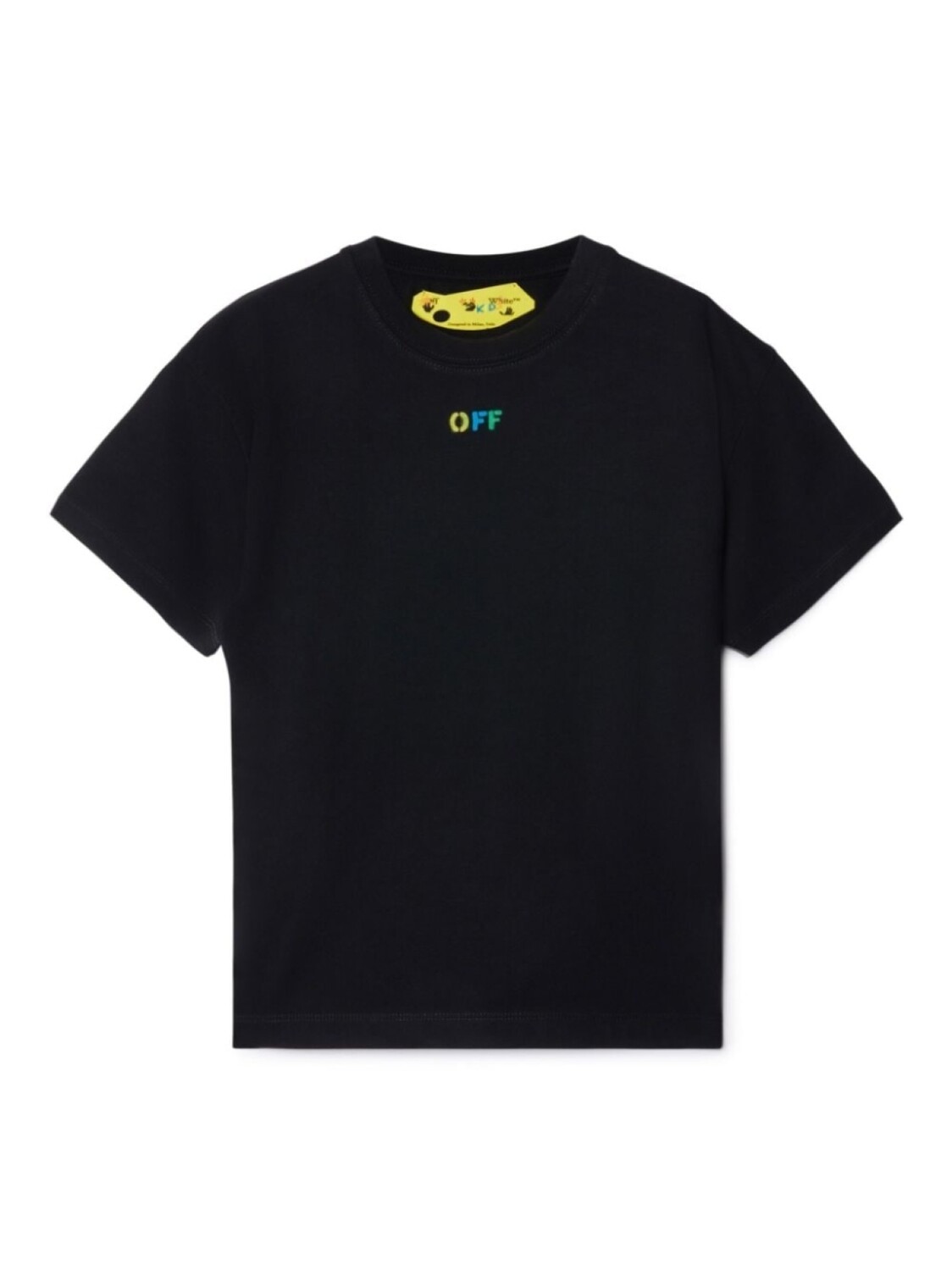 

Off-White Kids футболка Arrow Rainbow, черный