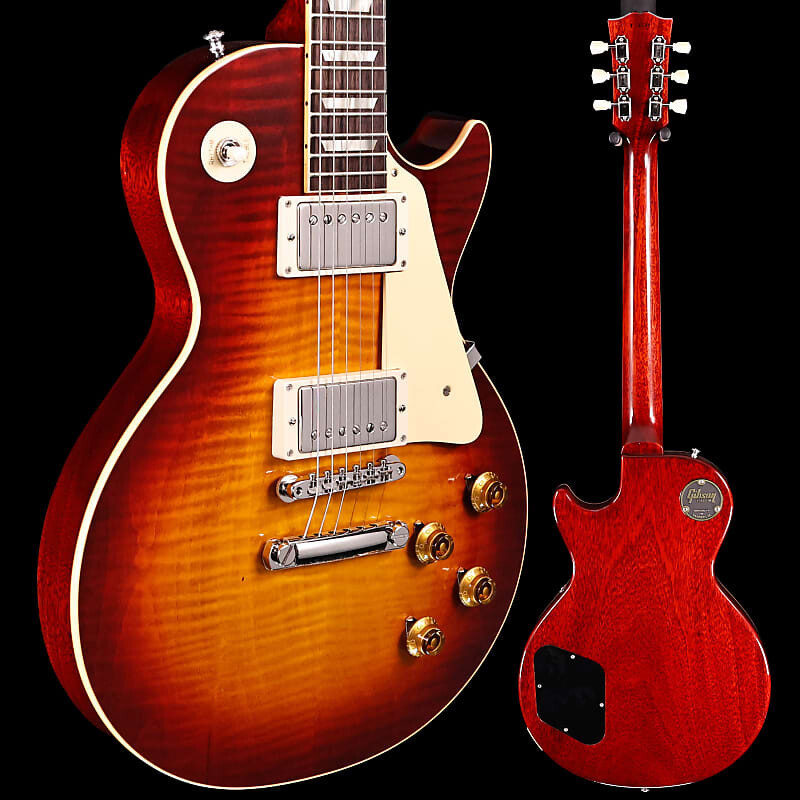 

Электрогитара Gibson 59' Les Paul Standard, HAND SELECTED TOP Factory Burst Gloss 8lbs 1.7oz