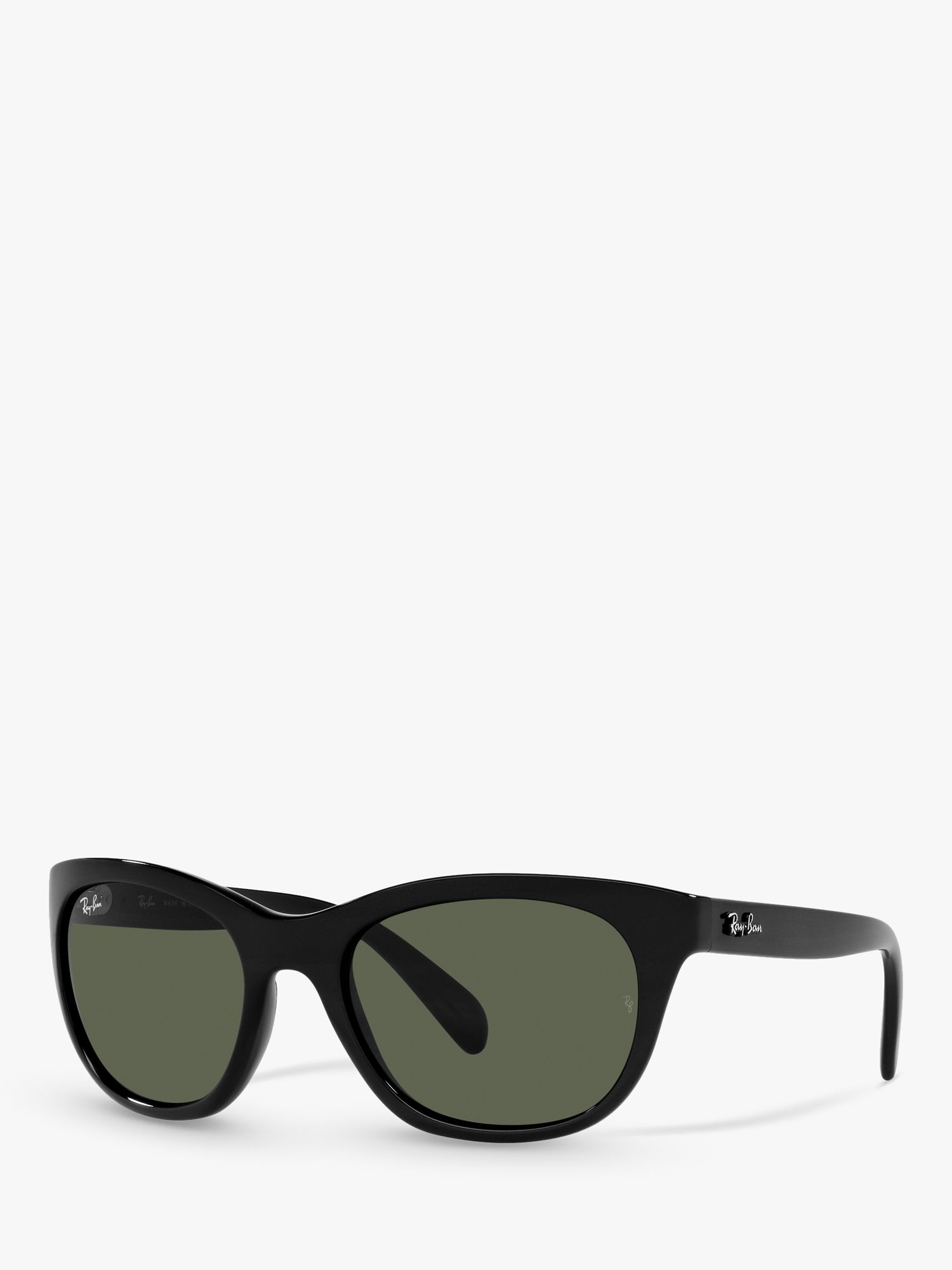 Женские квадратные солнцезащитные очки Ray-Ban RB4216, черные/зеленые