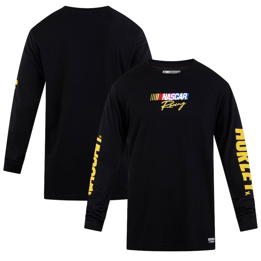 

Футболка с длинным рукавом Hurley Nascar Merchandise, черный
