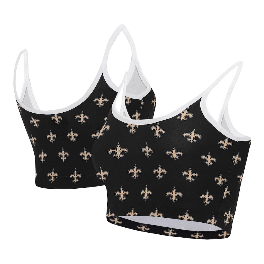 

Спортивный бюстгальтер Concepts Sport New Orleans Saints, черный