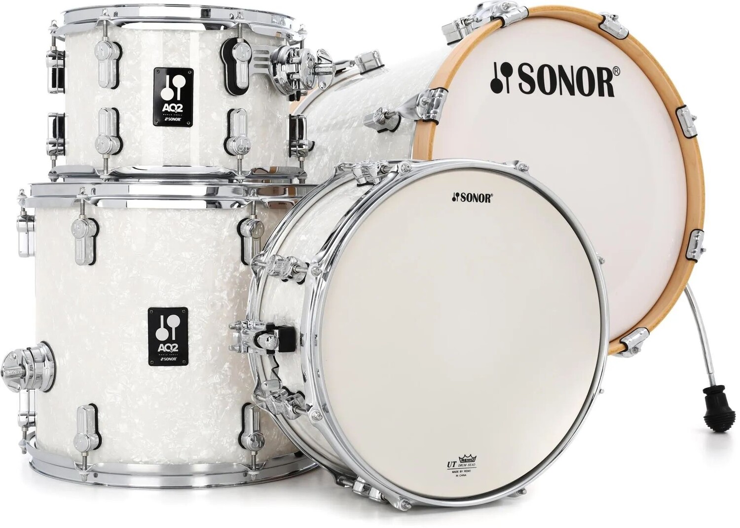 

Набор ракушек Sonor AQ2 Safari из 4 предметов с ловушкой - Белый морской жемчуг