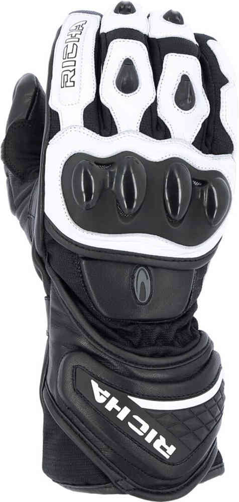 Женские мотоциклетные перчатки Warrior Evo Richa, черно-белый щитки хоккейные warrior dx4 sr 14