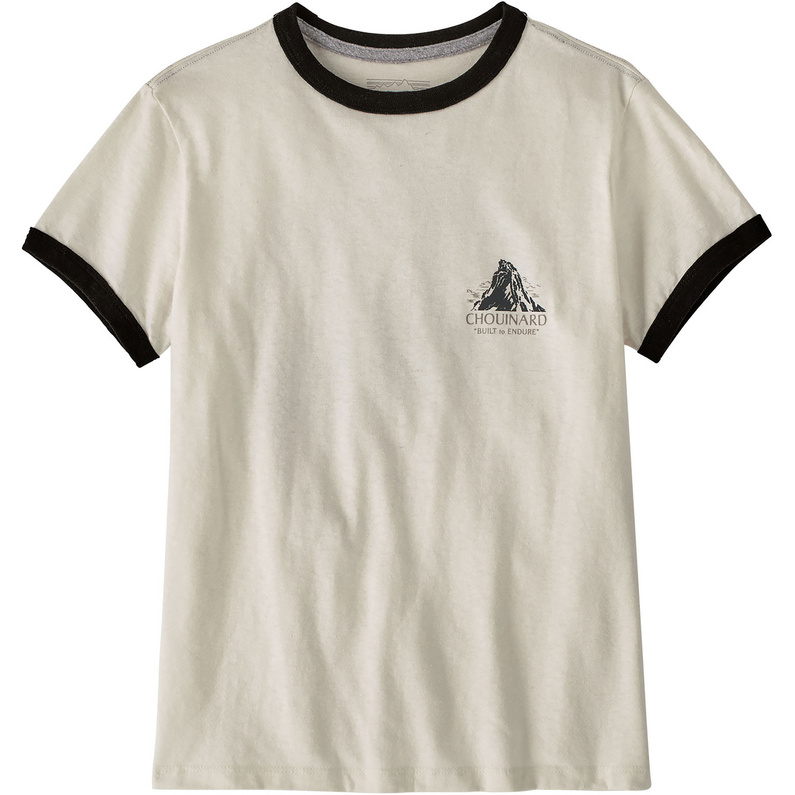 Женская футболка Ringer Chouinard Crest Patagonia, белый