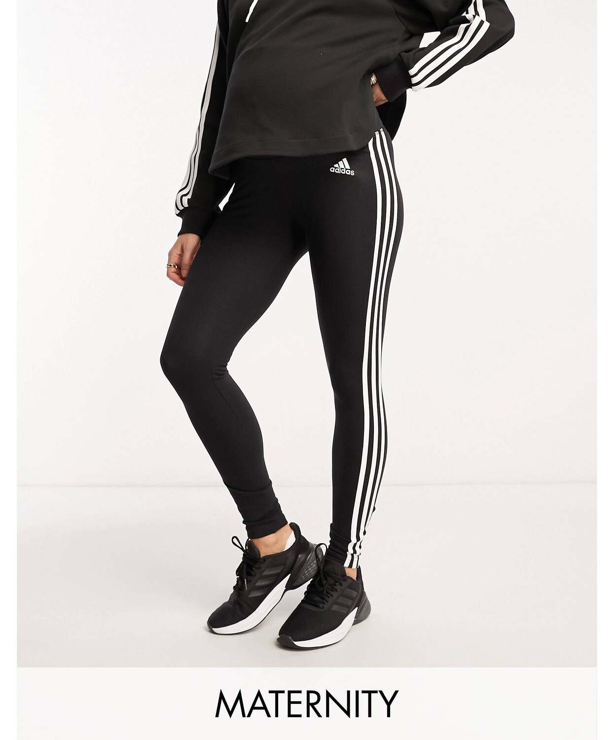 

Черные леггинсы для беременных adidas Sportswear adidas performance