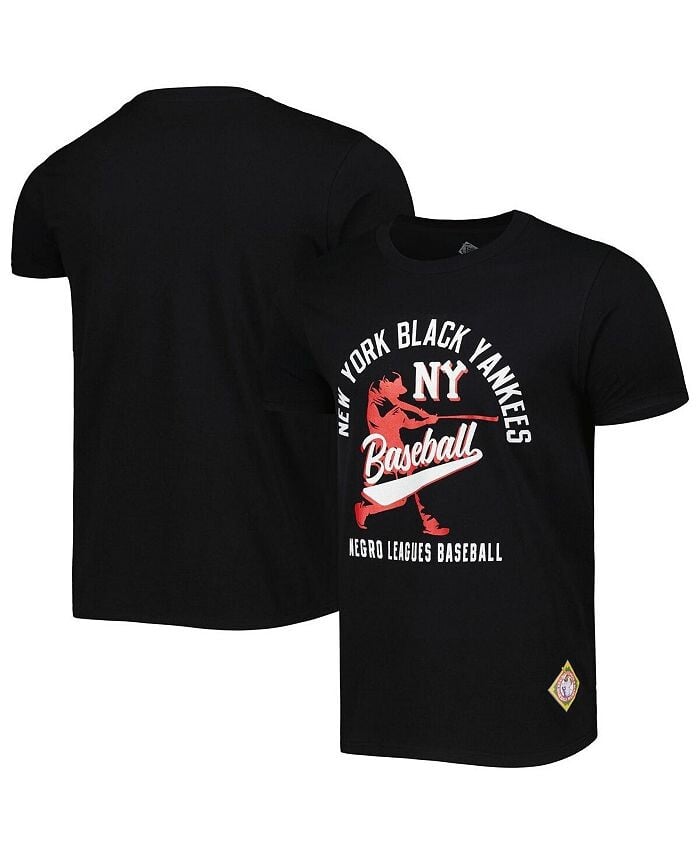 

Мужская черная черная футболка Yankees Soft Style Stitches, черный