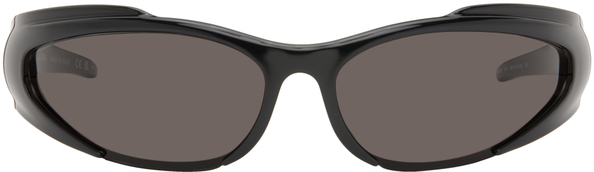 цена Черные солнцезащитные очки Xpander с обратной стороны Balenciaga
