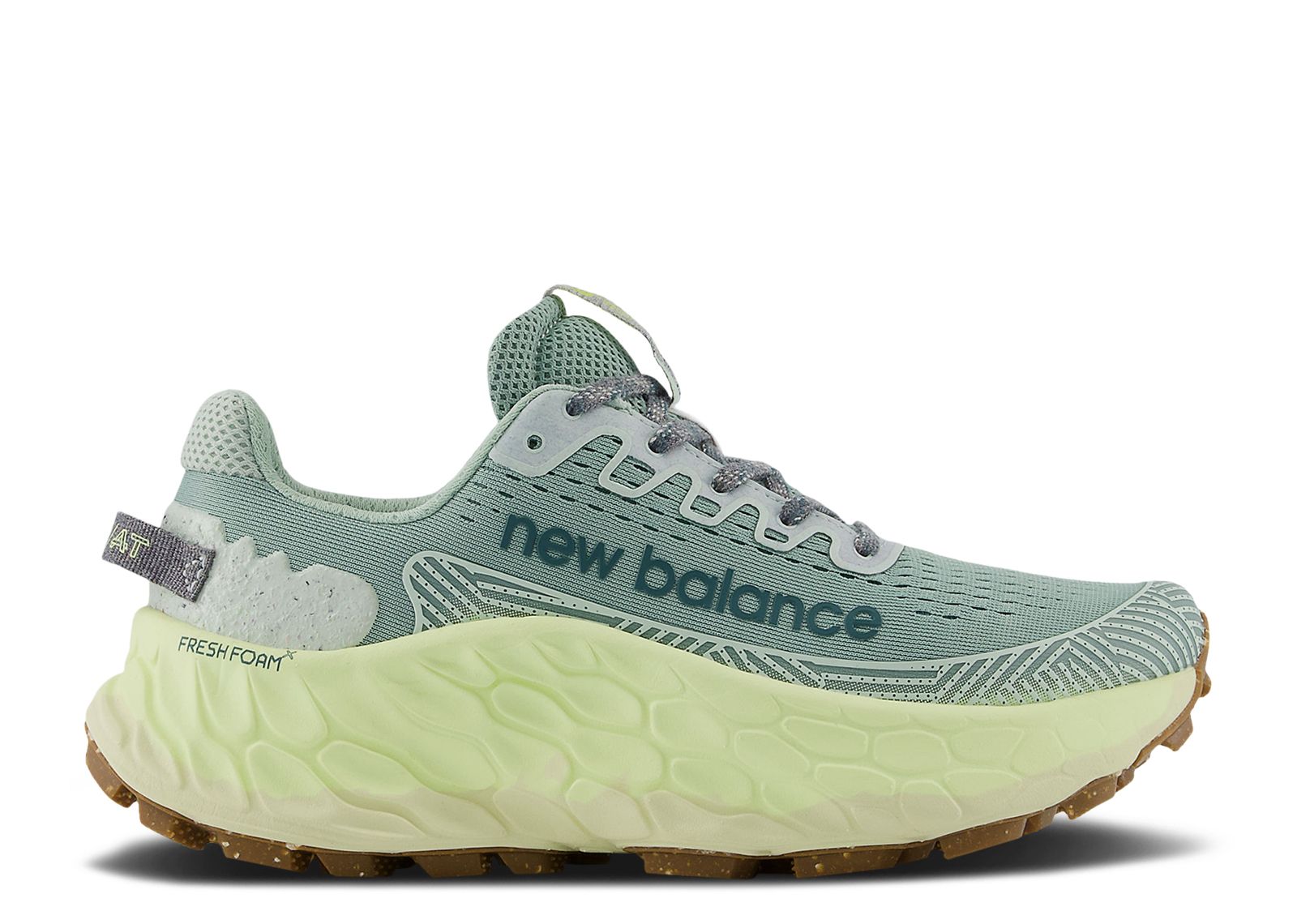 

Кроссовки New Balance Wmns Fresh Foam X More Trail V3 Wide 'Salt Marsh Limelight', зеленый