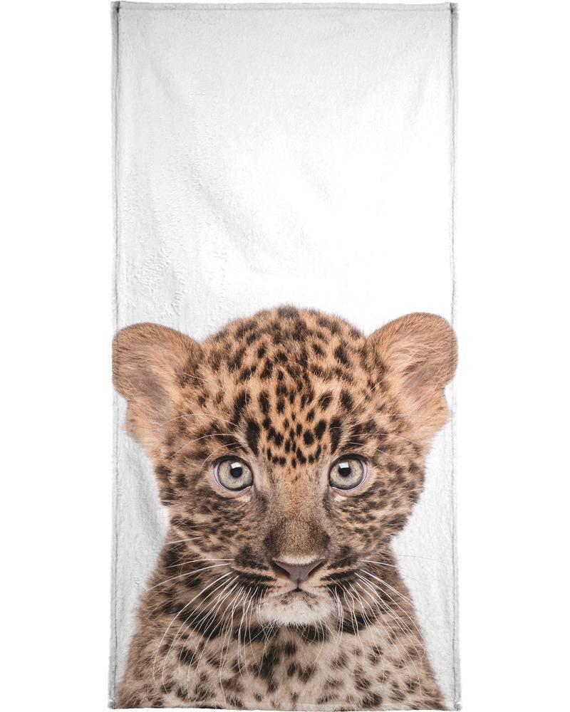 Полотенце для ванной Juniqe Leopard, коричневый