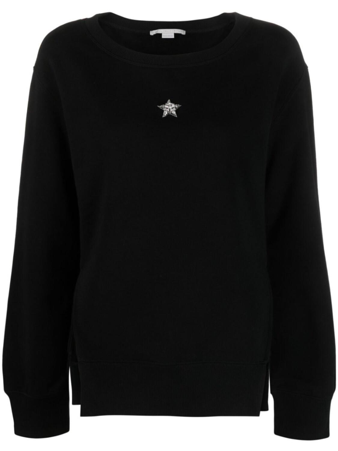 

Stella McCartney толстовка с кристаллами, черный
