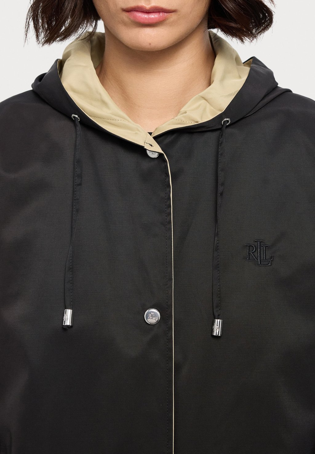 

Парка REVERSIBLE HOODED ANORAK Ralph Lauren, черный