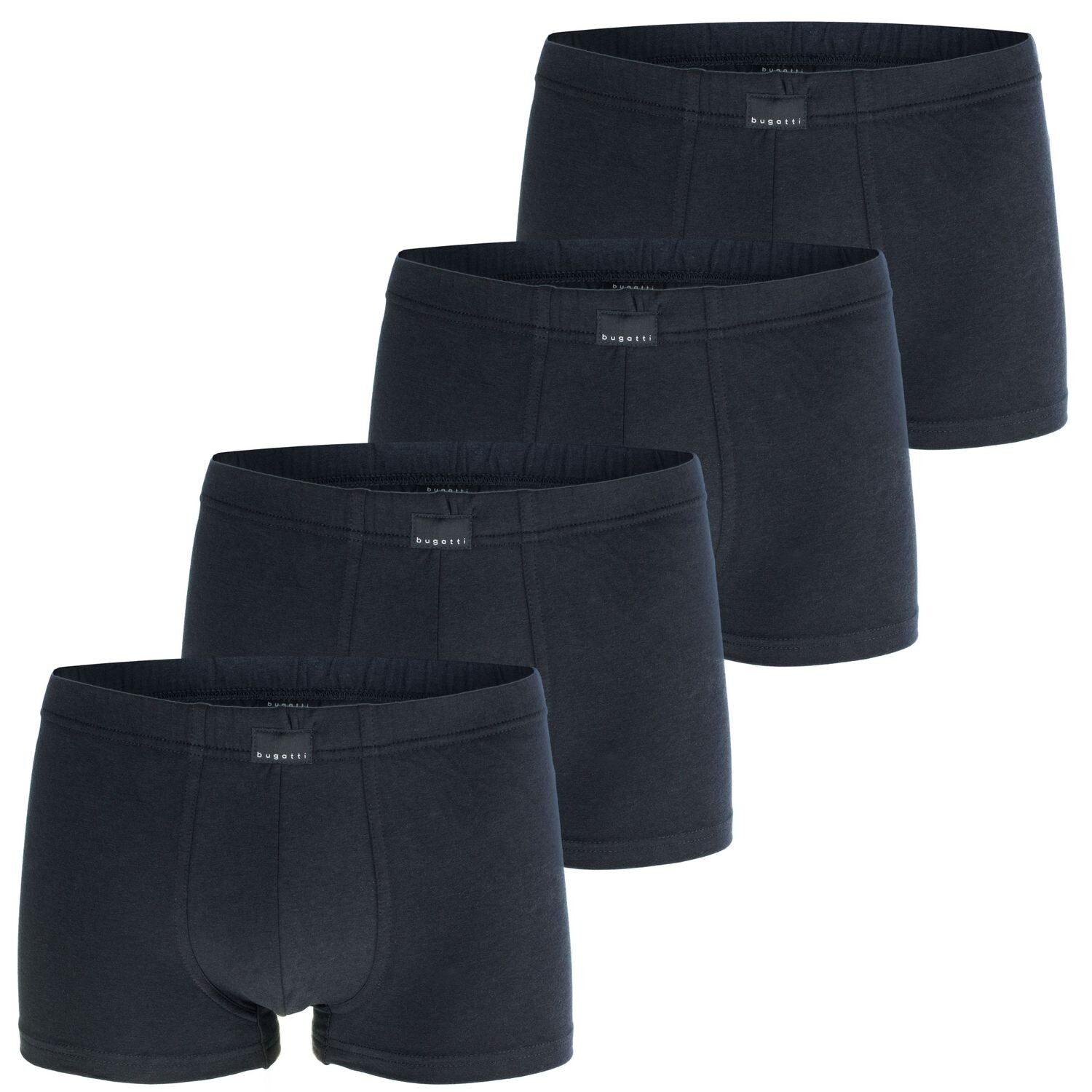 Боксеры Bugatti Boxershorts 4 шт, черный