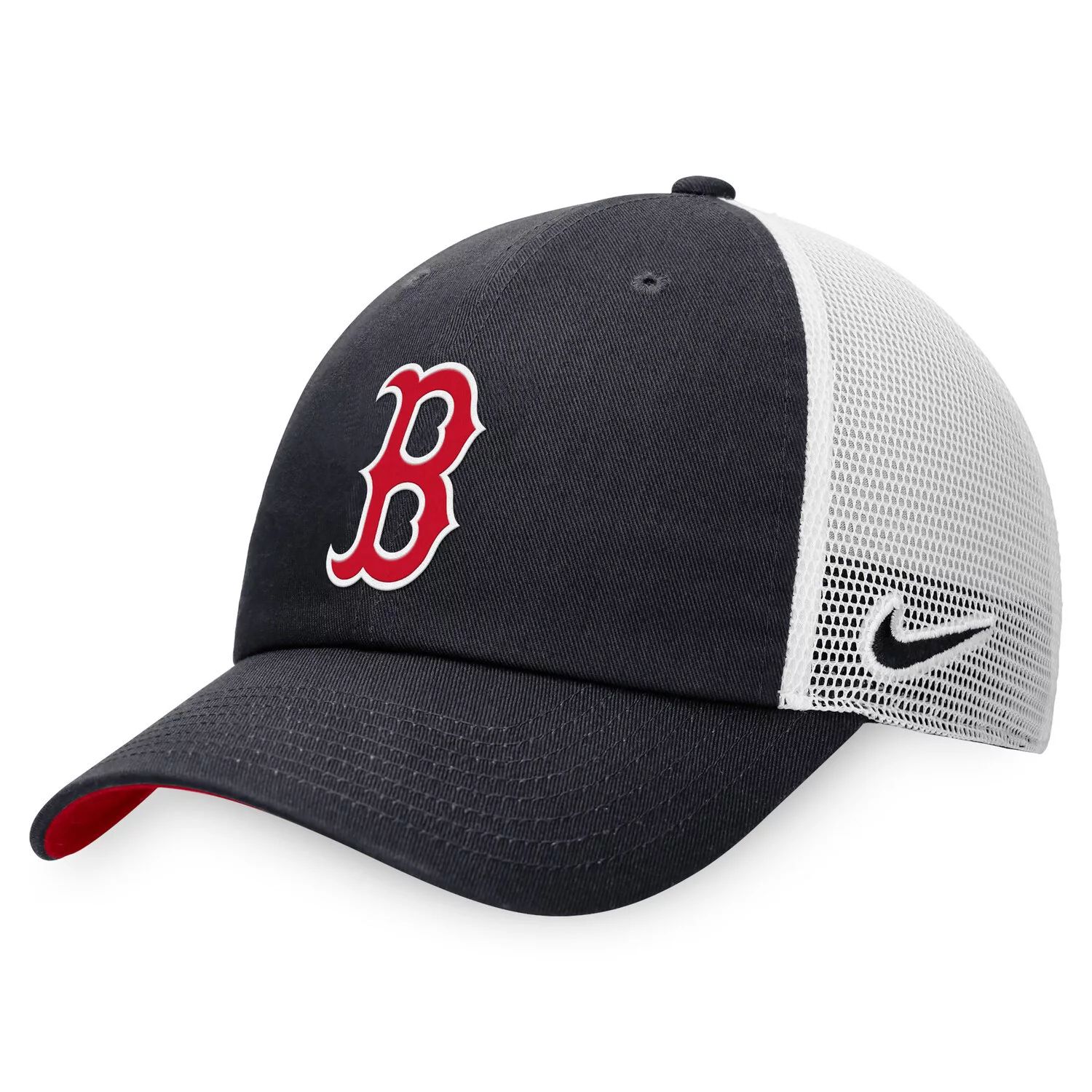 

Мужская регулируемая кепка Trucker темно-синего/белого цвета Nike Boston Red Sox Heritage86