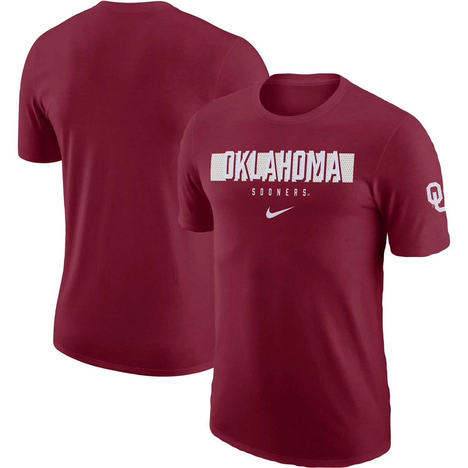 

Мужская малиновая футболка Oklahoma Earlys Campus Gametime Nike, Красный